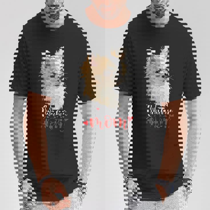 チワワ ロングヘア チワワ ロングヘア ママ ママ 犬好き Tシャツ 面白い贈り物