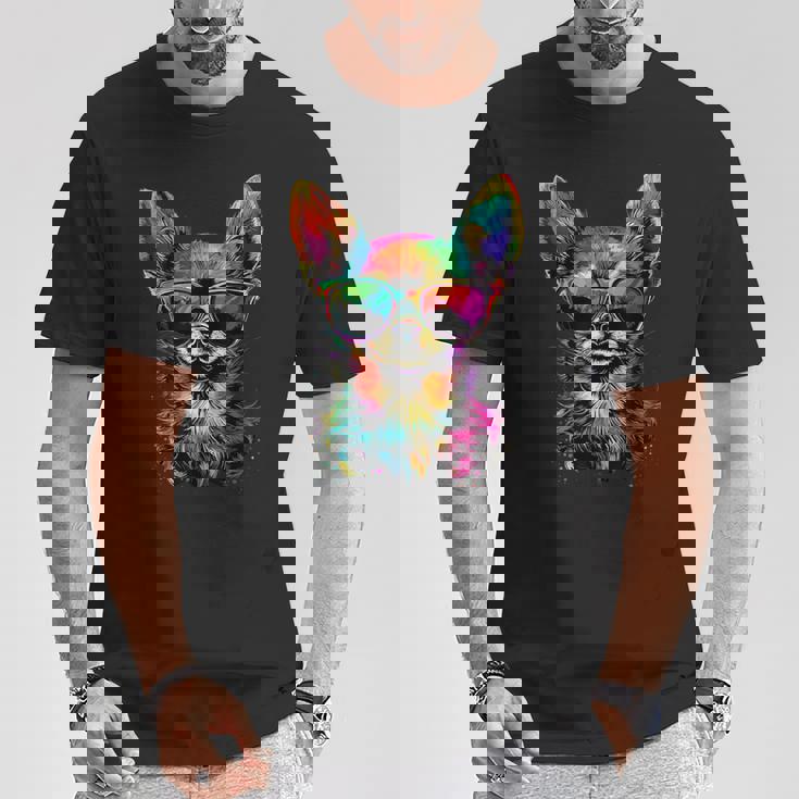 チワワとサングラスの犬 かわいいチワワが大好き Tシャツ 面白い贈り物