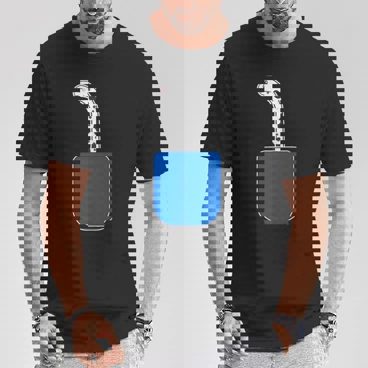 チンアナゴ（いん・ざ・ぽけっと）【どうぶつフレンズ】魚 水族館の生き物 かわいい 面白い 動物 チンアナゴ イラスト Tシャツ 面白い贈り物