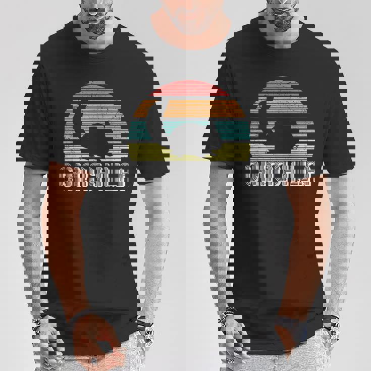 チンチラ I レトロ ナゲティール I ヴィンテージ チンチラ Tシャツ 面白い贈り物