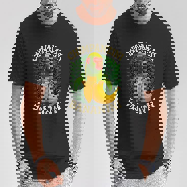 チンパンジーニ バナニーニ イタリアのブレインロットミーム Tシャツ 面白い贈り物