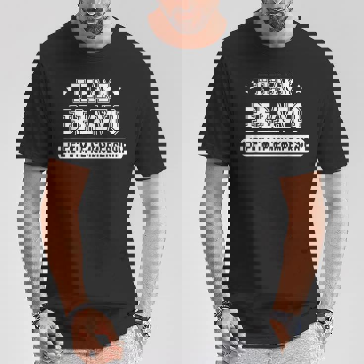 チーム ブラボ 生涯会員 面白い 家族 姓 Tシャツ 面白い贈り物