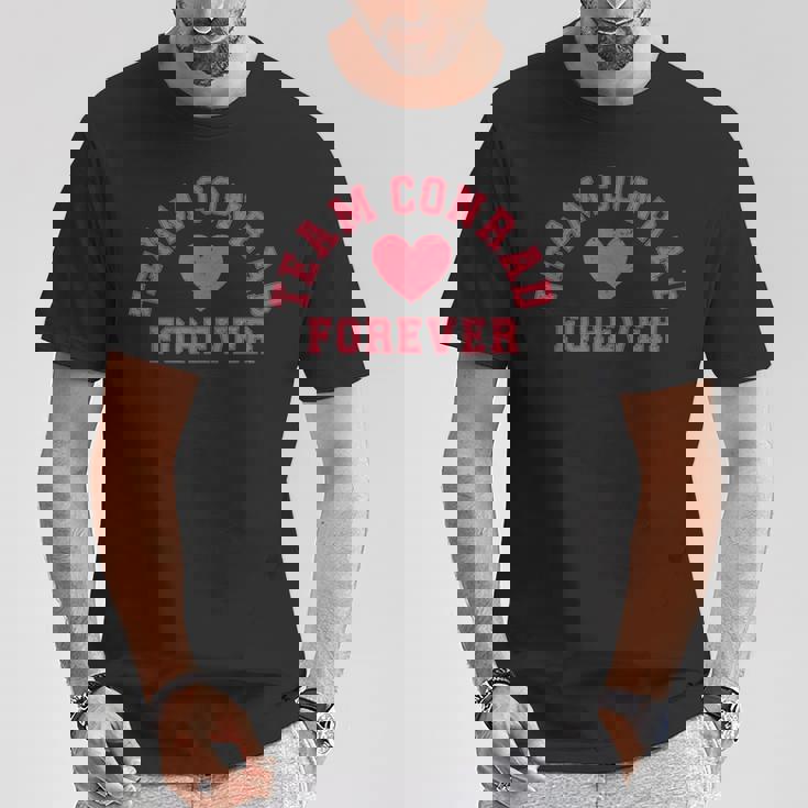 チームコンラッドレトロフォーエバーヴィンテージ Tシャツ 面白い贈り物