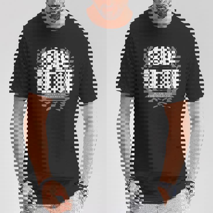 チームフルトンプラウドファミリーメンバーフルトン Tシャツ 面白い贈り物