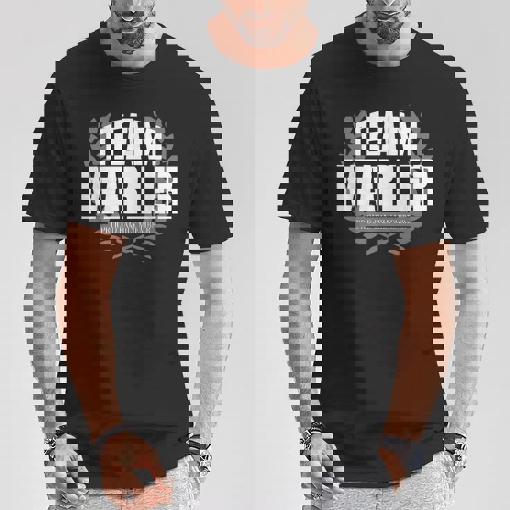 チームマーラープラウドファミリーメンバーマーラー Tシャツ 面白い贈り物