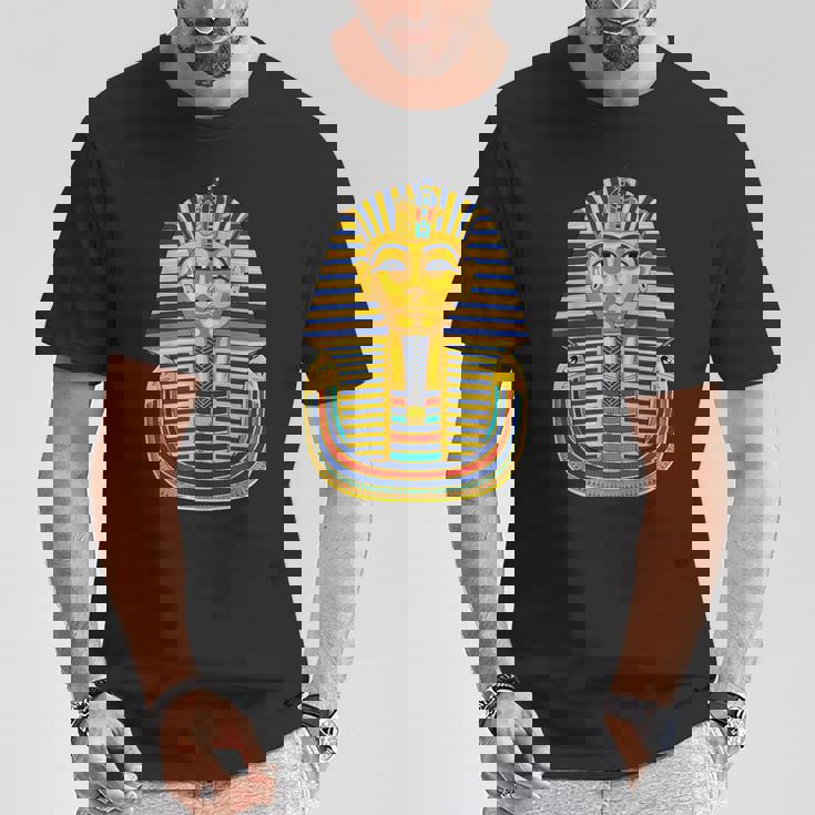 ツタンカーメン エジプトファラオ ピラミッド 古代エジプト Tシャツ 面白い贈り物