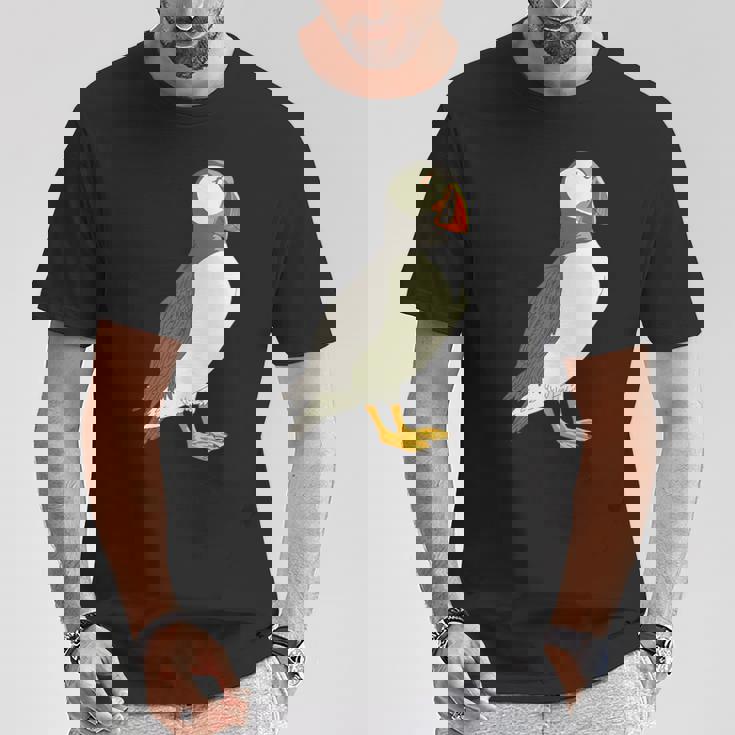 ツノメドリ Tシャツ 面白い贈り物