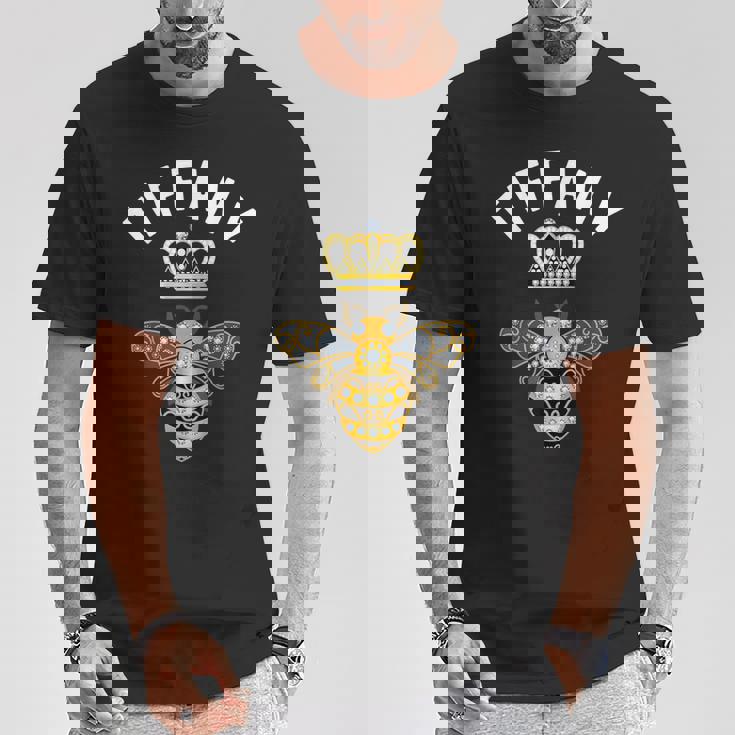 ティファニー 名前 ティファニー 誕生日プレゼント 女王冠 蜂 ティファニー Tシャツ 面白い贈り物