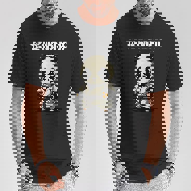 テコンドーtkdパンダキッズファイター Tシャツ 面白い贈り物