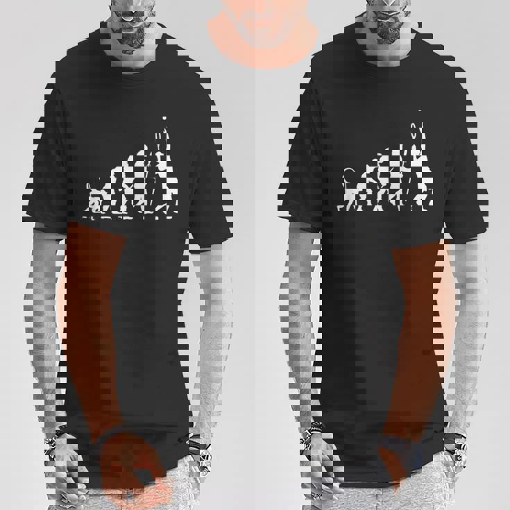 テニスの面白い進化 Tシャツ 面白い贈り物