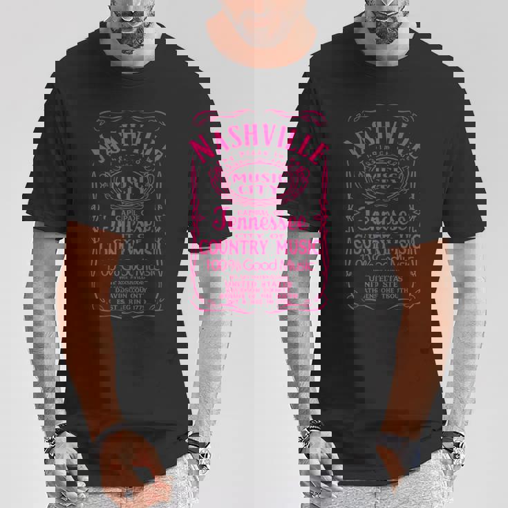 テネシー州ナッシュビルグッドカントリーウエスタンミュージックシティの衣装 Tシャツ 面白い贈り物
