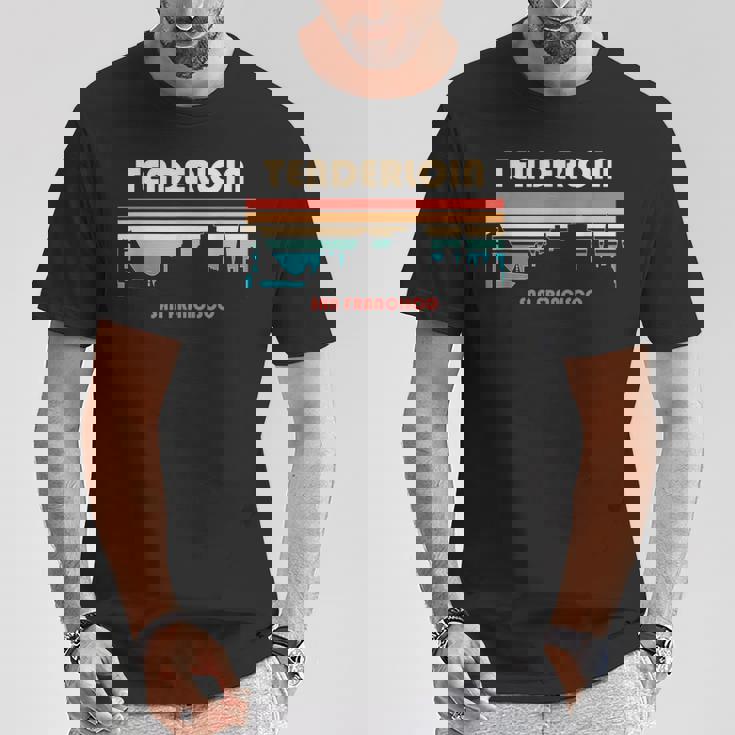 テンダーロイン サンフランシスコ カリフォルニア レトロ ヴィンテージ Tシャツ 面白い贈り物