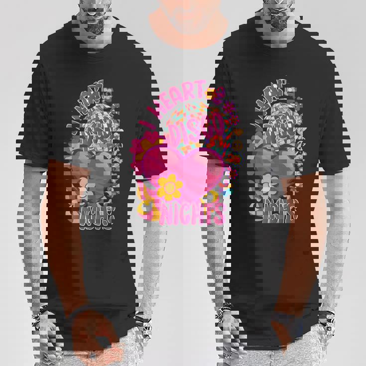 ディスコ グルービー ヒッピー 70年代 80年代 ヴィンテージ 70年代ディスコ衣装 Tシャツ 面白い贈り物