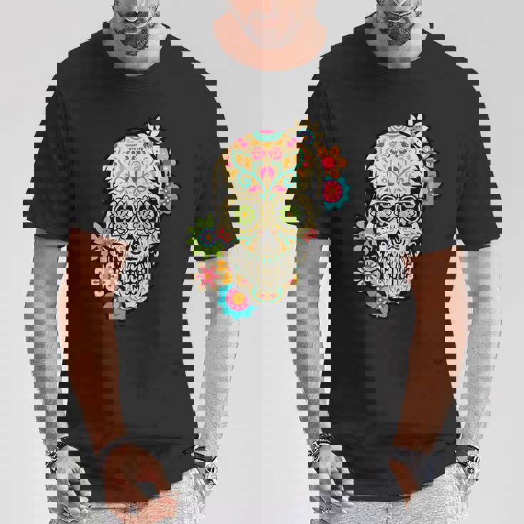 デイズ・オブ・ザ・デッド シュガー・スカル・カラベラ Tシャツ 面白い贈り物