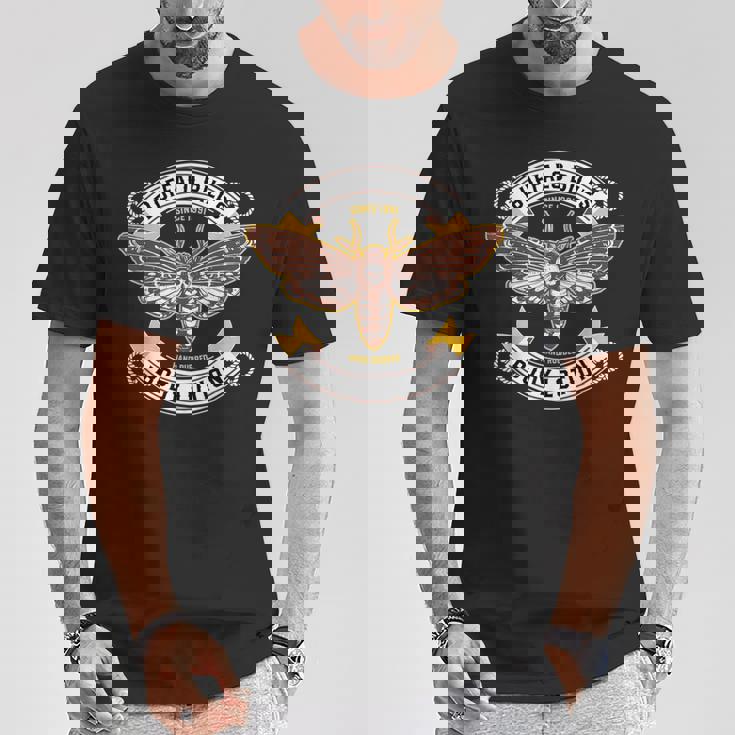 デスヘッド ホークモス 昆虫 ボディローション 面白い ハロウィン Tシャツ 面白い贈り物