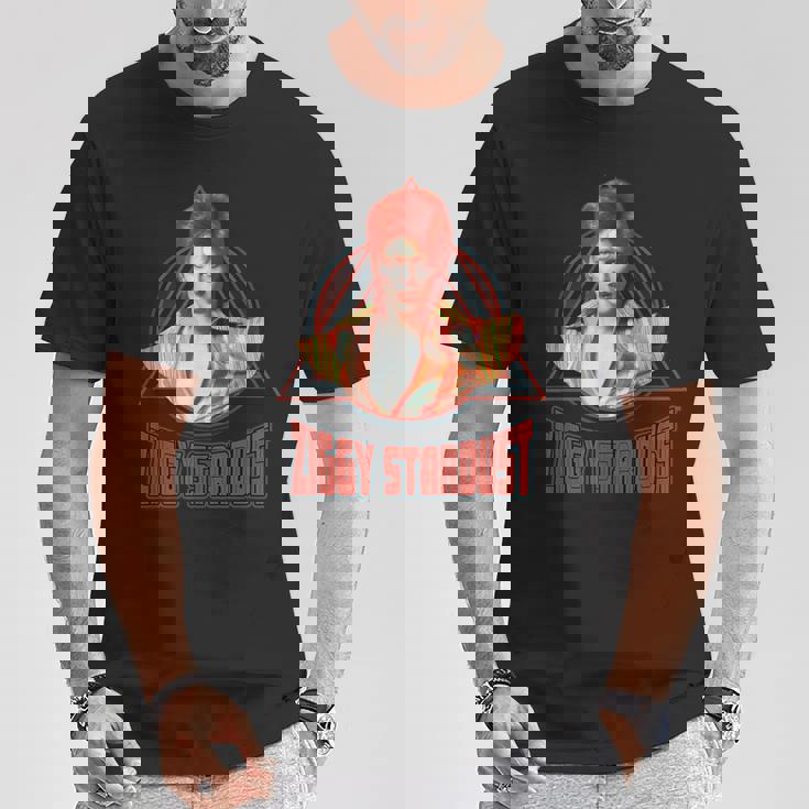 デヴィッド・ボウイ ミュージック ロック ジギー スターダスト 2 Tシャツ 面白い贈り物