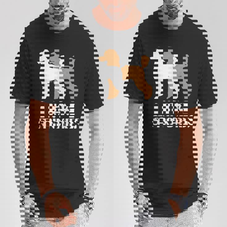 トイプードル I Havetandard プードル Tシャツ 面白い贈り物