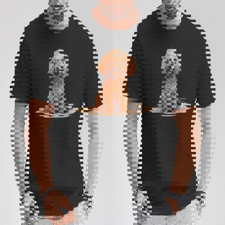 トイプードル 犬種 ペット かわいいグラフィック Tシャツ 面白い贈り物