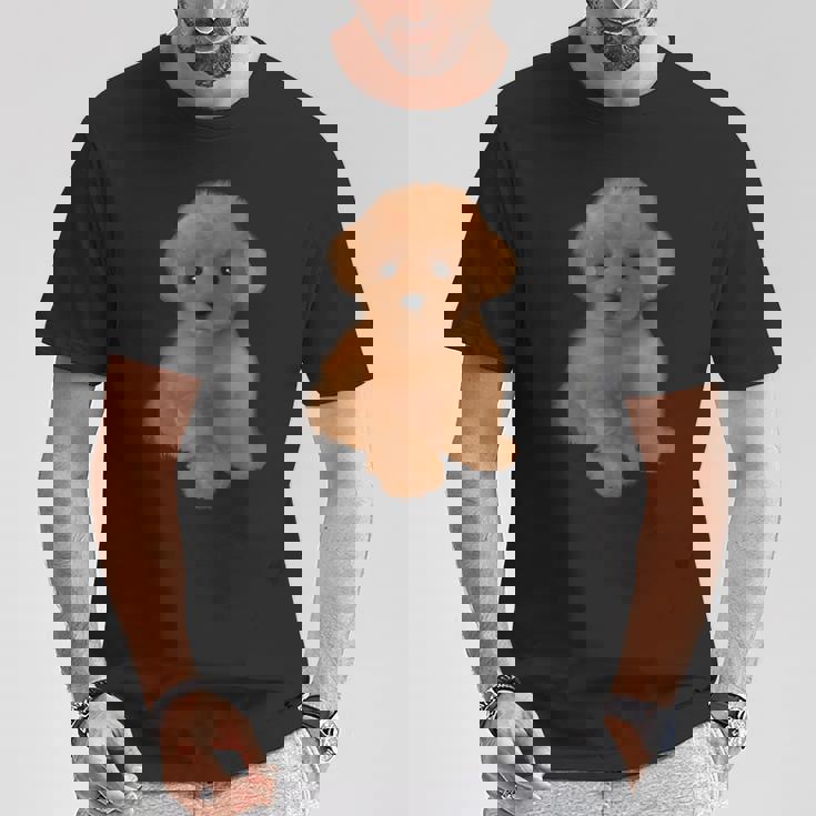 トイプードル 犬種 ミニプードル 子犬 Tシャツ 面白い贈り物