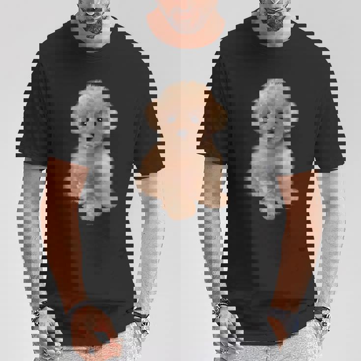 トイプードル犬、品種、ミニプードル子犬 Tシャツ 面白い贈り物