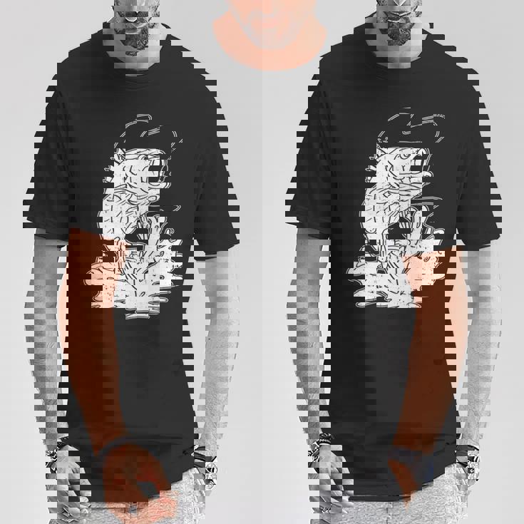 トラウト フィッシング シーバス フィッシャーマン 釣り竿 長袖tシャツ Tシャツ 面白い贈り物