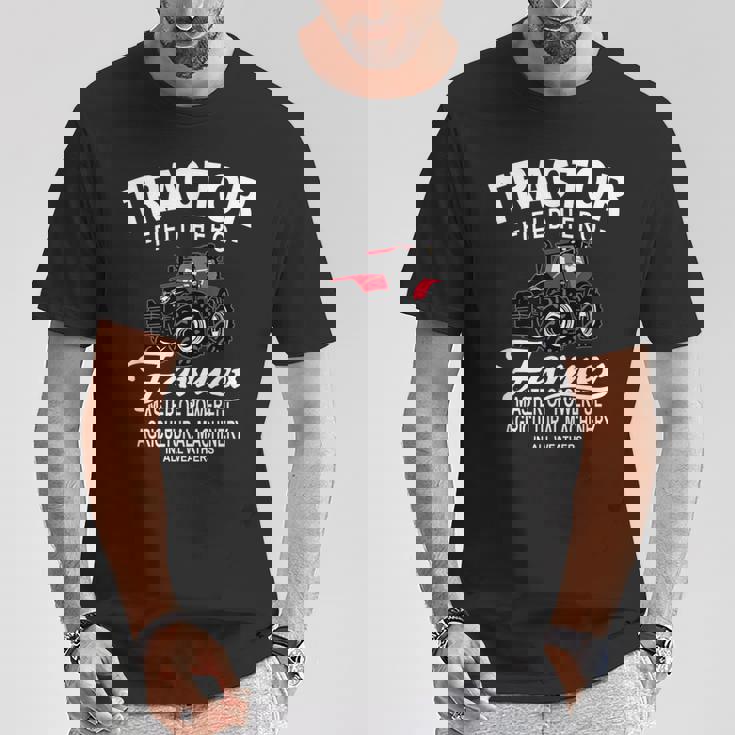 トラクター、農業、トラクター、トラクター Tシャツ 面白い贈り物