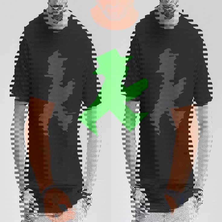 トラフィックライトマン ウォーカー Tシャツ 面白い贈り物