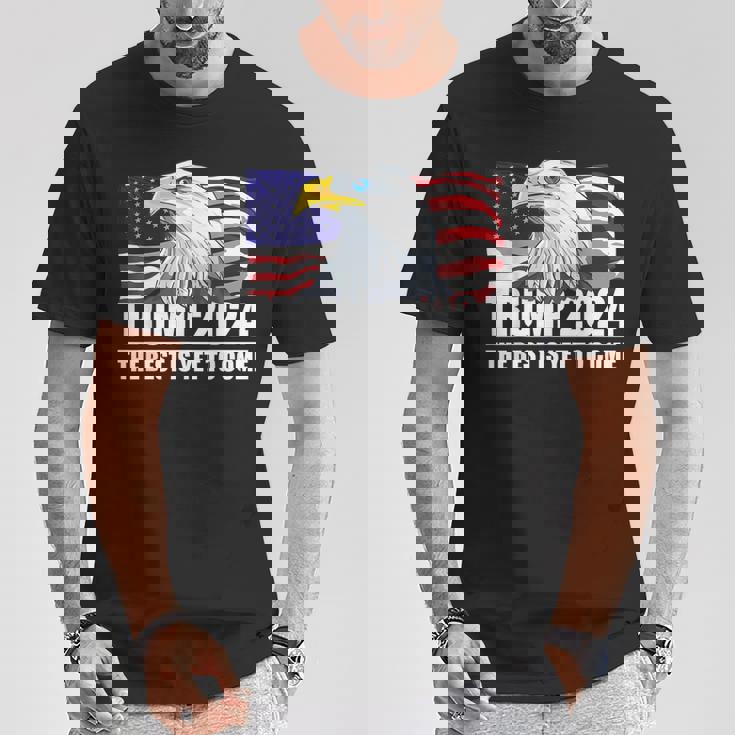 トランプ 2024年 イーグル アメリカ国旗 ドナルド・トランプ選挙 2024年 Tシャツ 面白い贈り物