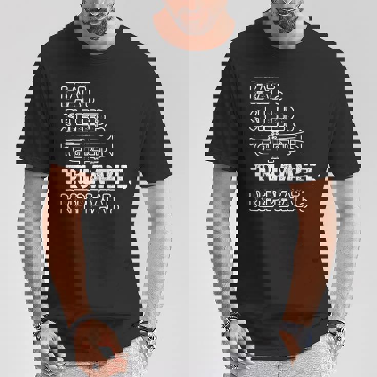 トランペッターのための面白いトランペット格言モチーフ Tシャツ 面白い贈り物