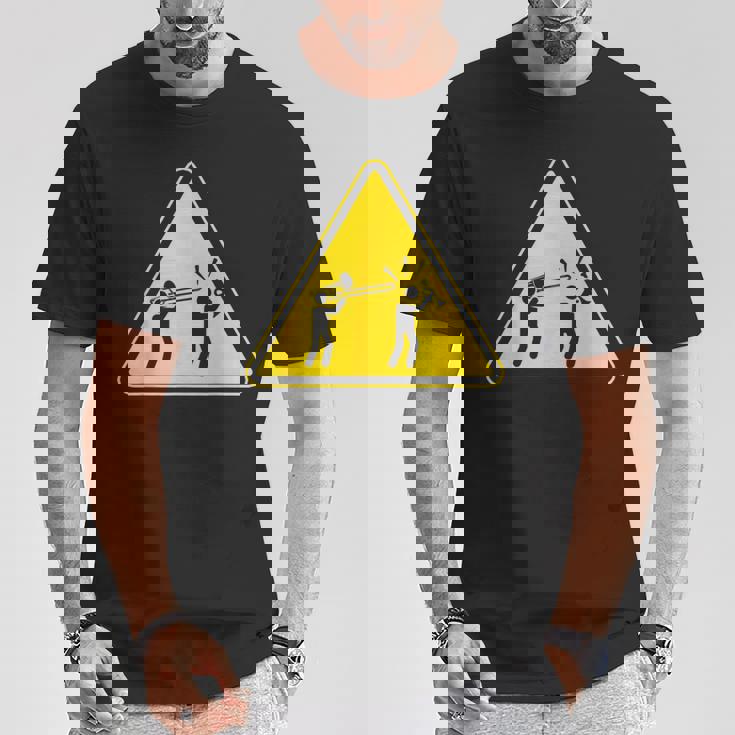 トランペット注意面白いトロンボーン奏者 Tシャツ 面白い贈り物