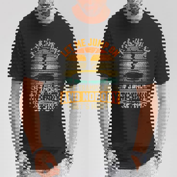 トランポリン ジャンプ トランポリン体操 Tシャツ 面白い贈り物