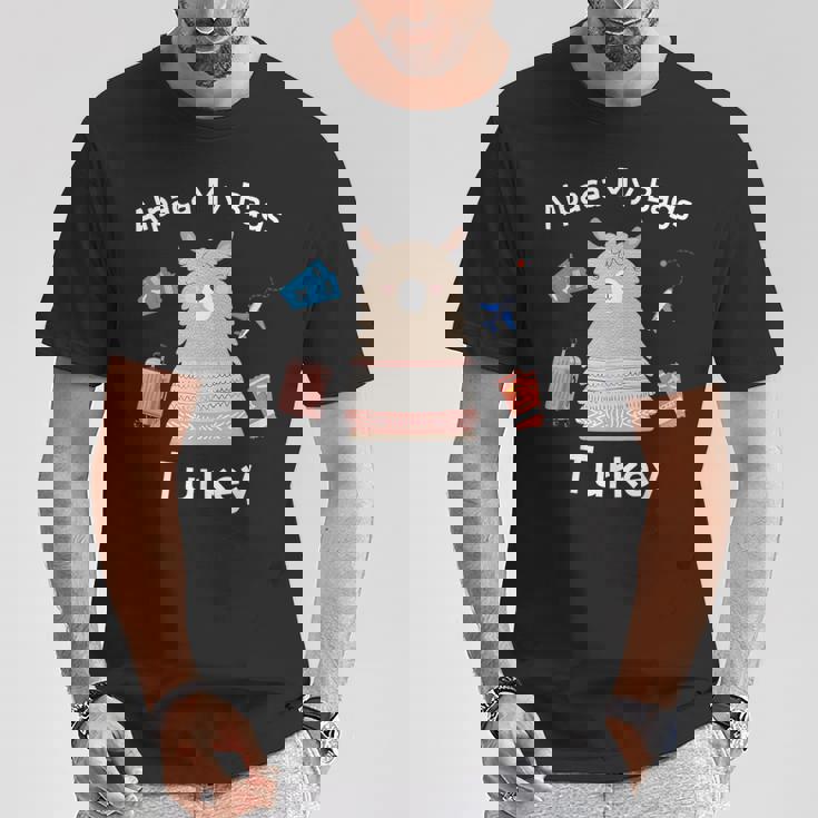 トルコ アルパカ マイバッグ ラマ アルパカ トルコ Tシャツ 面白い贈り物
