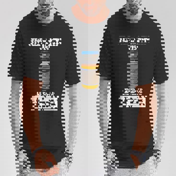 トレンを愛する男 Tシャツ 面白い贈り物