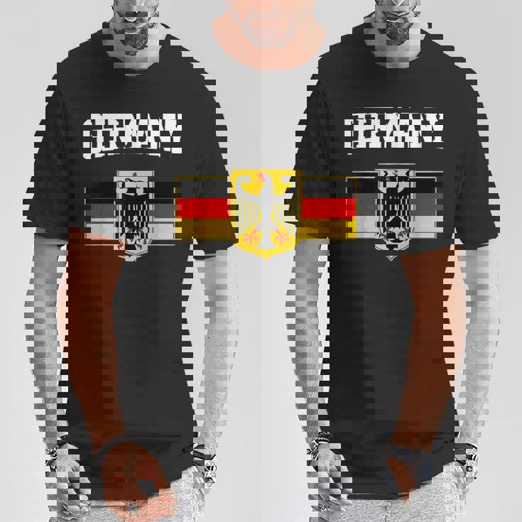 ドイツの国旗 ドイツの国章 Tシャツ 面白い贈り物