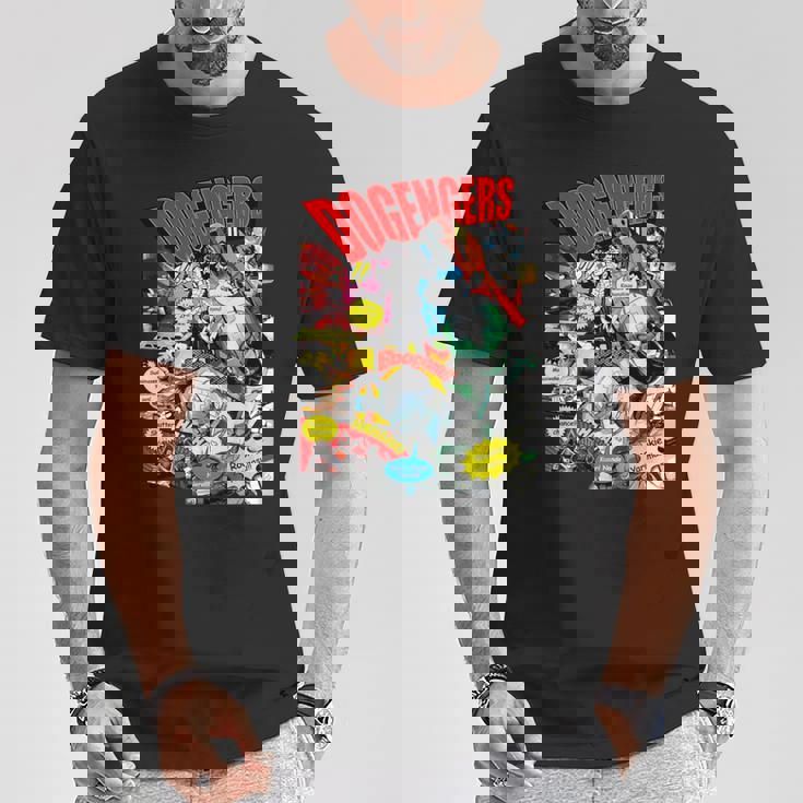 ドゲンジャーズ コミック風 Tシャツ 面白い贈り物