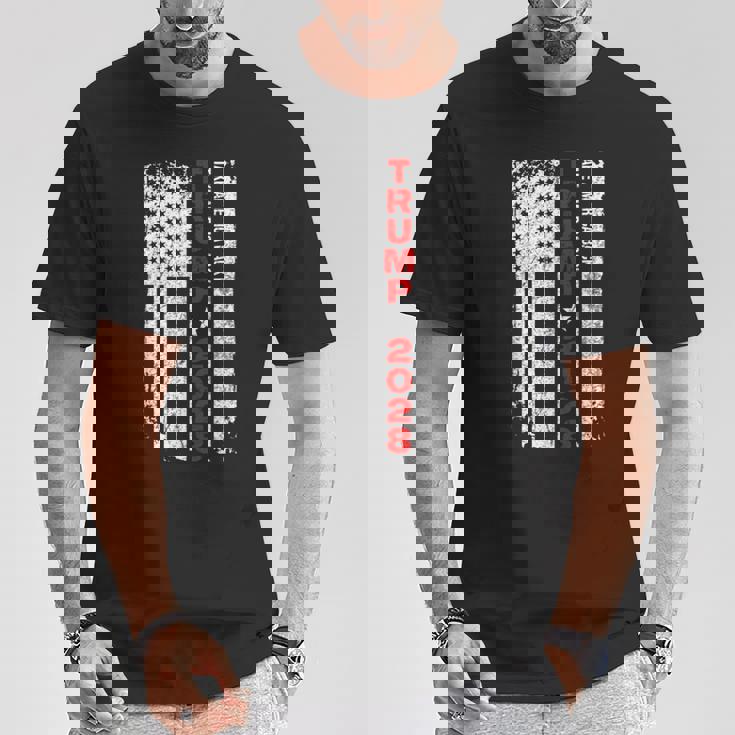 ドナルド・トランプ 2028 アメリカを取り戻す 選挙 アメリカ国旗 Tシャツ 面白い贈り物