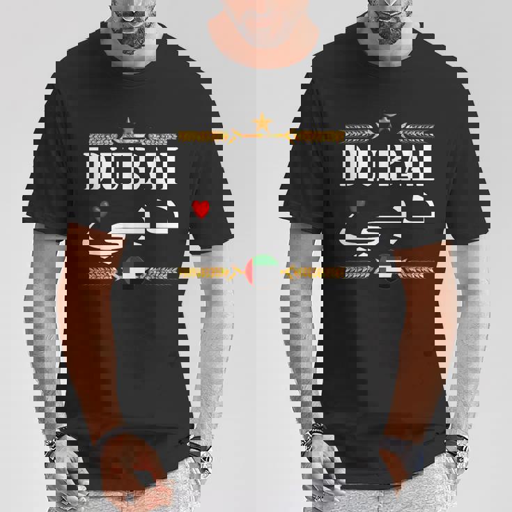 ドバイ アラブ首長国連邦Uaeお土産 おもしろ ラブ ドバイ Tシャツ 面白い贈り物