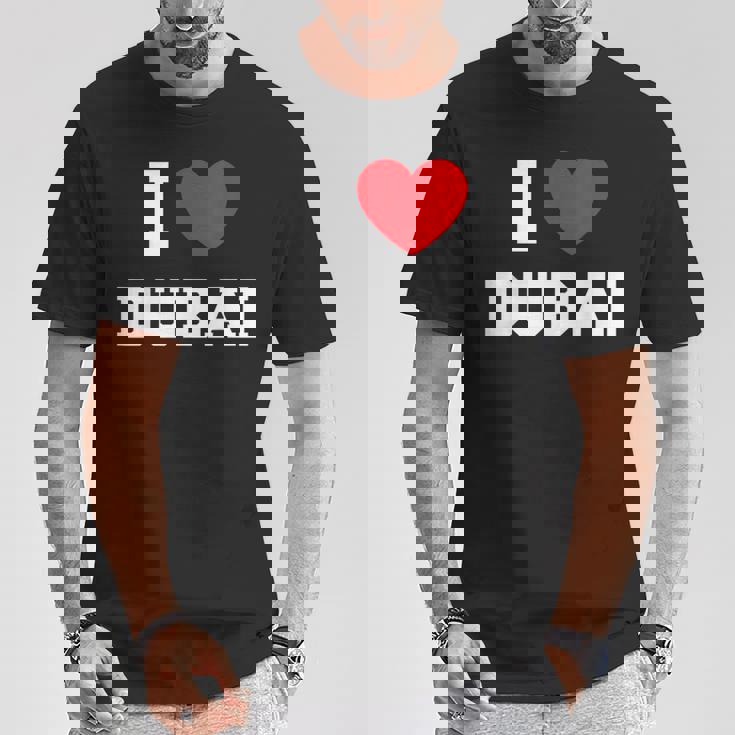 ドバイ大好き Tシャツ 面白い贈り物