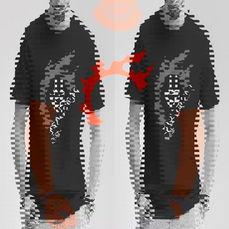 ドラゴン 光と闇の戦士のために Tシャツ 面白い贈り物