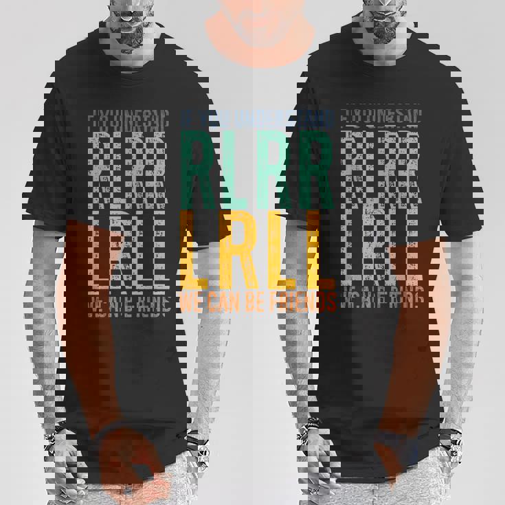 ドラマー Rlrr Lrll パラディドル ドラム ドラム レトロ ヴィンテージ Tシャツ 面白い贈り物