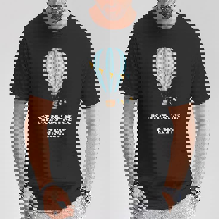 ドリーム・テイク・フライト Tシャツ 面白い贈り物