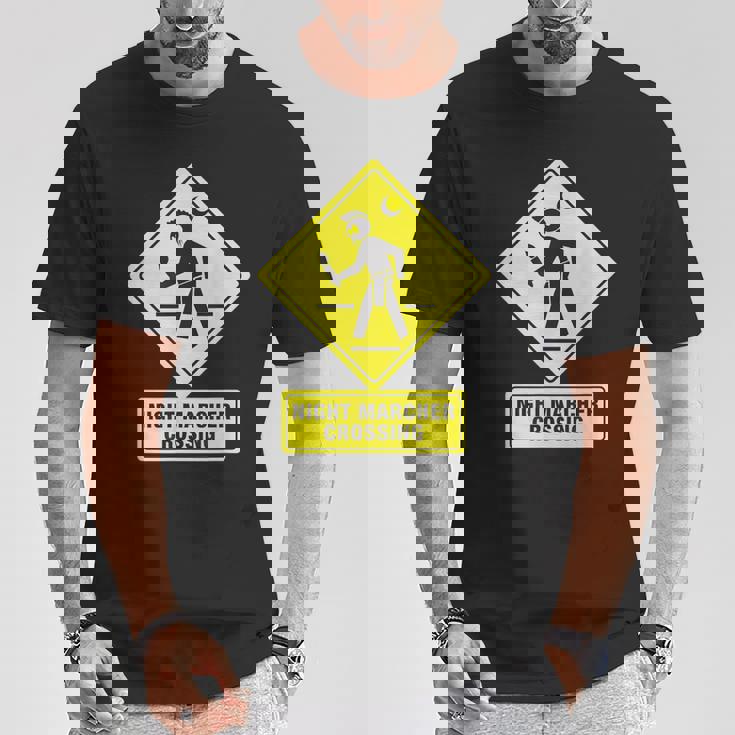 ナイトマーチャークロッシングハワイゴースト面白い Tシャツ 面白い贈り物