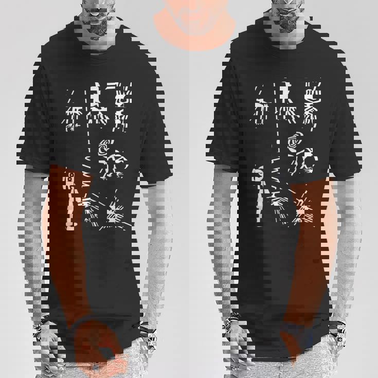 ナスカの地上絵 Tシャツ 面白い贈り物