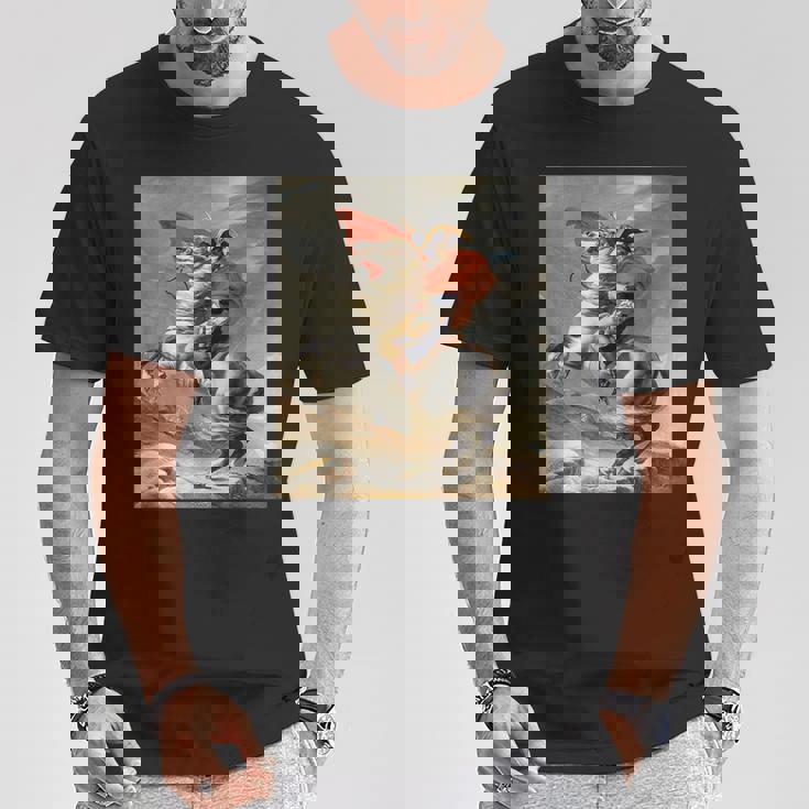 ナポレオン・ボナパルト ジャック・ルイ・デイヴィッド ネオクラシシズムアート Tシャツ 面白い贈り物