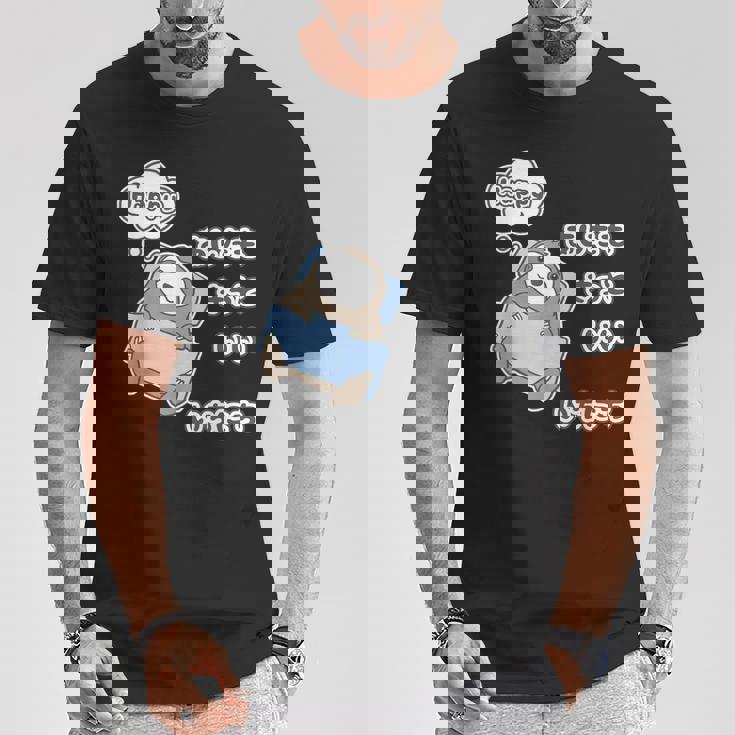 ナマケモノ さん『あしたも きっと いい いちにち』【どうぶつフレンズ】動物園の生き物 イラスト Tシャツ 面白い贈り物