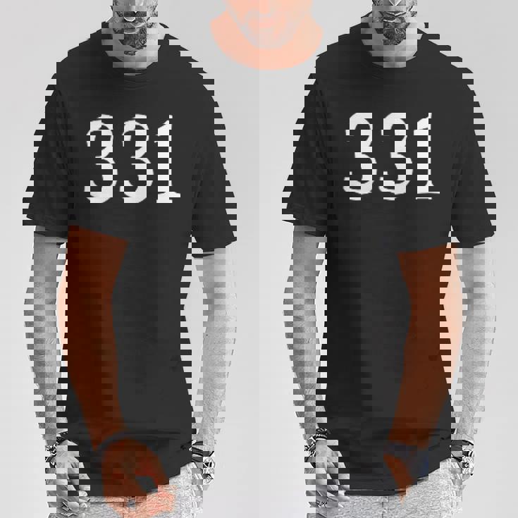 ナンバー331 ポケットナンバー スポーツジャージ 誕生日 Tシャツ 面白い贈り物