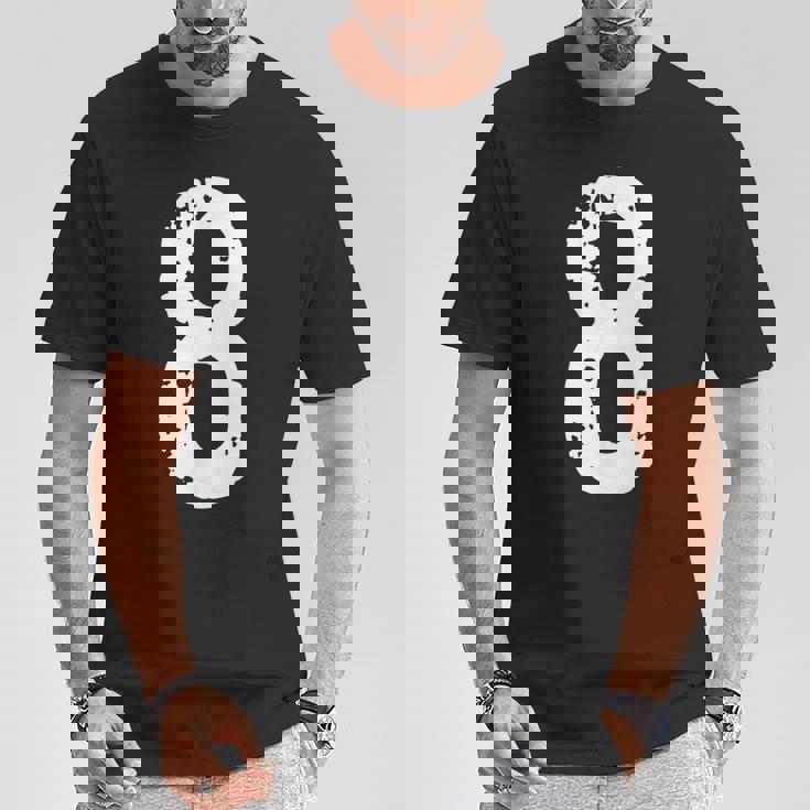 ナンバー8-ラッキーナンバーエイト Tシャツ 面白い贈り物