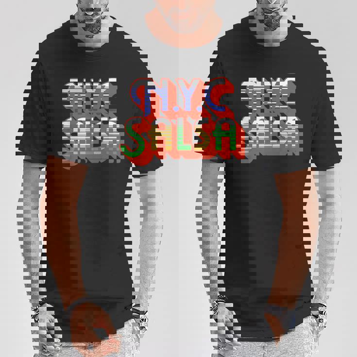 ニューヨークシティ・サルサ・ラテン音楽 Tシャツ 面白い贈り物