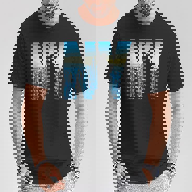 ニューヨーク市のデザインnyc自由の女神アーバン Tシャツ 面白い贈り物