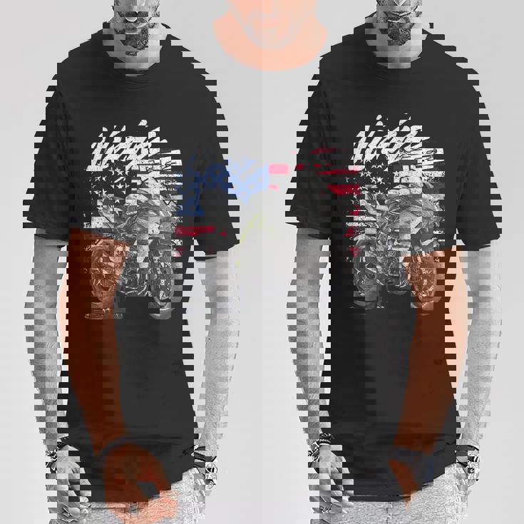 ニンジャ H2 7月4日 アメリカ版 Tシャツ 面白い贈り物